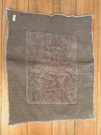 Koeka boxkleed wafel 2 kleuren taupe/beige 95x75, Ophalen of Verzenden, Zo goed als nieuw, 85 tot 100 cm, Deken
