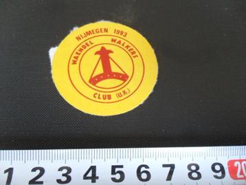 sticker nijmegen vierdaagse 1983 weandel walkers club UK beschikbaar voor biedingen
