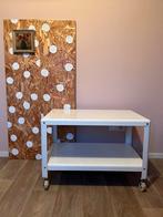 Ikea ps 2012 salontafel wit metaal, Huis en Inrichting, 50 tot 100 cm, Gebruikt, Rechthoekig, Metaal