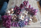 Paars/goud kerstballen, Ophalen, Zo goed als nieuw