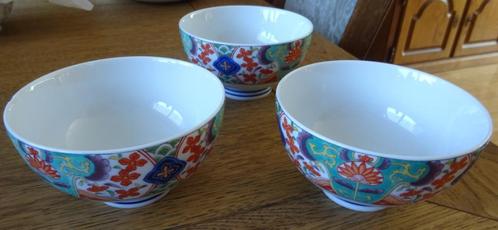 8 Traditionele chinese rijstkommen met totaal 9 lepels, Antiek en Kunst, Antiek | Porselein, Ophalen of Verzenden