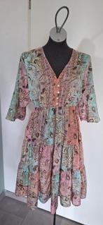 Boho jurk zomerjurk fleurig jurkje maat S 36 igs, Ophalen of Verzenden, Zo goed als nieuw, Knielengte, Maat 36 (S)