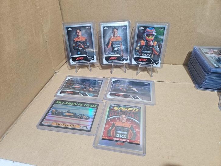 oscar piastri rookie card topps chrome f1 2023 set mclaren, Verzamelen, Automerken, Motoren en Formule 1, Nieuw, Formule 1, Ophalen of Verzenden