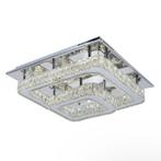 Plavond lamp crystal 3 standen dimbaar 40cm, Huis en Inrichting, Ophalen of Verzenden, Nieuw, Metaal, Modern