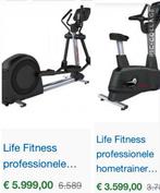 LIFE FITNESS CYBEX CROSSTRAINER EN HOMETRAINER NIEUWE SET, Ophalen of Verzenden, Nieuw, Hometrainer