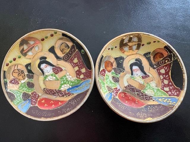 Japanse bordjes, Antiek en Kunst, Antiek | Porselein, Ophalen of Verzenden