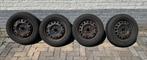 Toyota Aygo velgen met Nexen 155/65 R5 zomerbanden, Auto-onderdelen, Ophalen, 14 inch, Gebruikt, 155 mm