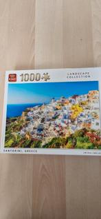 King Puzzel 1000 stukjes - Santorini, Hobby en Vrije tijd, Ophalen of Verzenden
