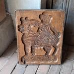 Oude brocante houten speculaasplank plank *Etage3*, Gebruikt, ., Ophalen of Verzenden, .