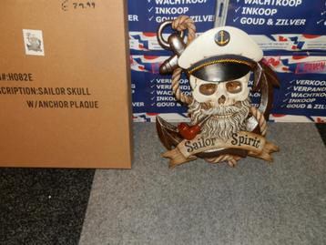 Wanddecoratie skull sailor spirit beschikbaar voor biedingen