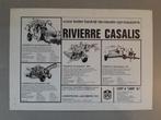 Tractor folder Rivierre Casalis opraappers, Folder, Ophalen of Verzenden, Zo goed als nieuw
