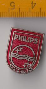 Philips Radio embleem logo schildje emaille B, Ophalen of Verzenden