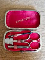 Antiek naaigarnituurtje in etui, Ophalen of Verzenden