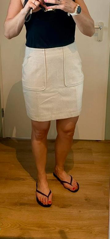 Mooie witte / ecru / crèmekleurige rok van Yaya maat 36 beschikbaar voor biedingen