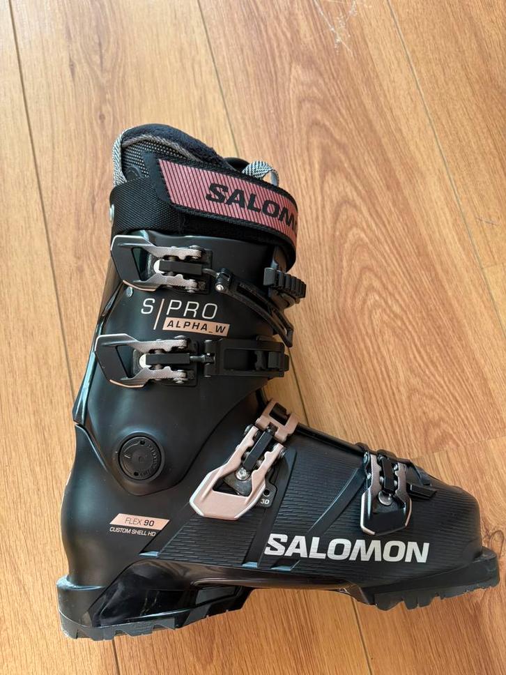 Skischoenen Salomon S PRO dames maat 40, Sport en Fitness, Skiën en Langlaufen, Zo goed als nieuw, Schoenen, Salomon, 160 tot 180 cm