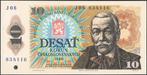 Tsjechoslowakije 10 korun 1986 XF p.94a (nr 92), Los biljet, Overige landen, Verzenden