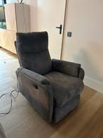 Elektrische relax fauteuil, Huis en Inrichting, Ophalen, Gebruikt, Stof, 75 tot 100 cm