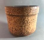 Vintage bruine plantenpot, bloempot voor binnen, Ophalen of Verzenden, Overige soorten, Minder dan 100 cm