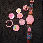 Vintage collectors item barbie horloge met verwisselbare fro, Verzamelen, Poppen, Ophalen of Verzenden, Gebruikt