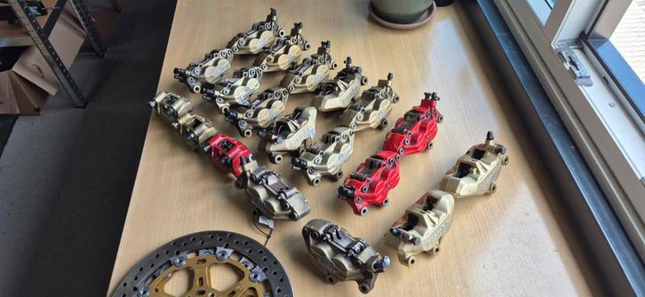 Vele remklauwen Brembo gold P2/P4 65MM Ducati 748 996 998, Motoren, Onderdelen | Ducati, Gebruikt, Ophalen of Verzenden