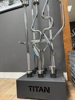 Titan barbell 9 standaard met open hex, curl, olympische bar, Halterstangen, Ophalen of Verzenden, X, X
