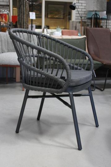 Luxe tuinstoelen ROPE touw grijs aluminium stof terrasstoel beschikbaar voor biedingen