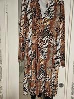 mooie travelstof jurk van angelle milan, Kleding | Dames, Blauw, Maat 46/48 (XL) of groter, Ophalen of Verzenden, Zo goed als nieuw