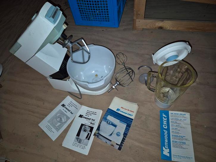 Vintage Kenwood Chef Keukenmachine (Defect), Witgoed en Apparatuur, Keukenmixers, 4 liter of meer, 3 snelheden of meer, Ophalen of Verzenden