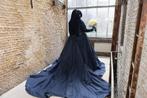 Mooie donkerblauwe jurk (hennajurk), Kleding | Dames, Trouwkleding en Trouwaccessoires, Ophalen of Verzenden, Zo goed als nieuw