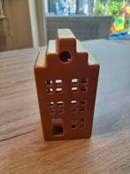 Theelichthouder huisje, Huis en Inrichting, Woonaccessoires | Kandelaars en Kaarsen, Ophalen of Verzenden, Zo goed als nieuw, Overige materialen