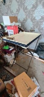 theetafel met metalen onderstel, Antiek en Kunst, Ophalen