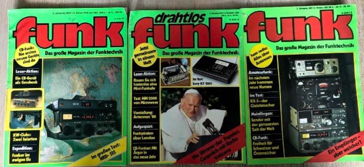 3 maandbladen van Funk, Verzamelen, Tijdschriften, Kranten en Knipsels, Tijdschrift, 1980 tot heden, Ophalen