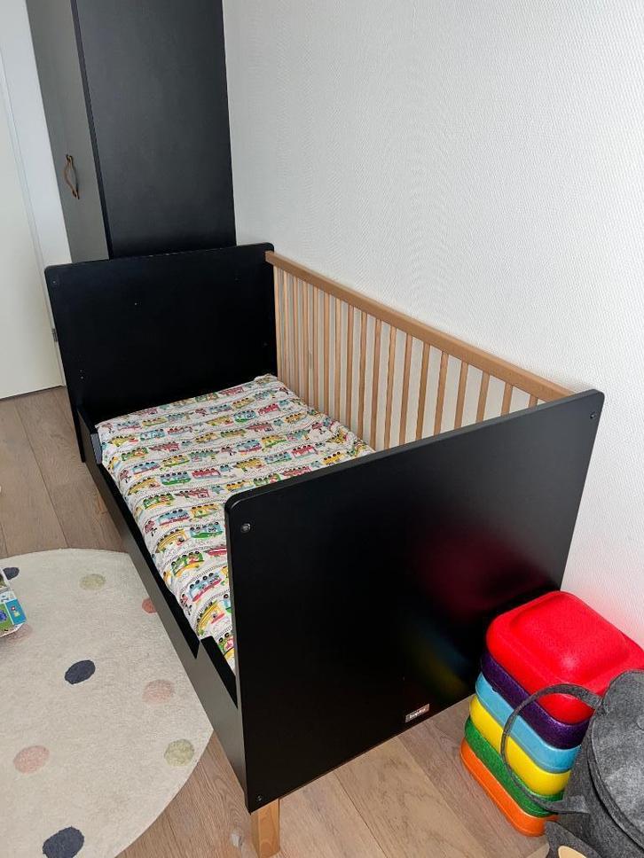 3 delige meegroei Bopita kinderkamer zwart/beige z.g.a.n., Kinderen en Baby's, Kinderkamer | Complete kinderkamers, Zo goed als nieuw