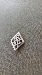 Zilveren Monogram Bedel B & R, Overige merken, Gebruikt, Ophalen of Verzenden, 1 bedel