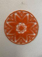Vrolijke oranje mandala 35 cm, Ophalen of Verzenden, Nieuw