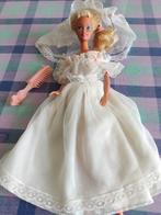 Vintage Barbie Bruid met Jurk en Sluier, Verzamelen, Poppen, Ophalen of Verzenden, Gebruikt