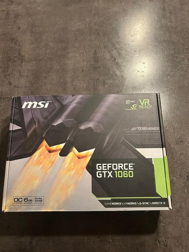 MSI Geforce GTX 1060, Computers en Software, Videokaarten, Zo goed als nieuw, Nvidia, PCI-Express 3.0, GDDR5, HDMI, DisplayPort
