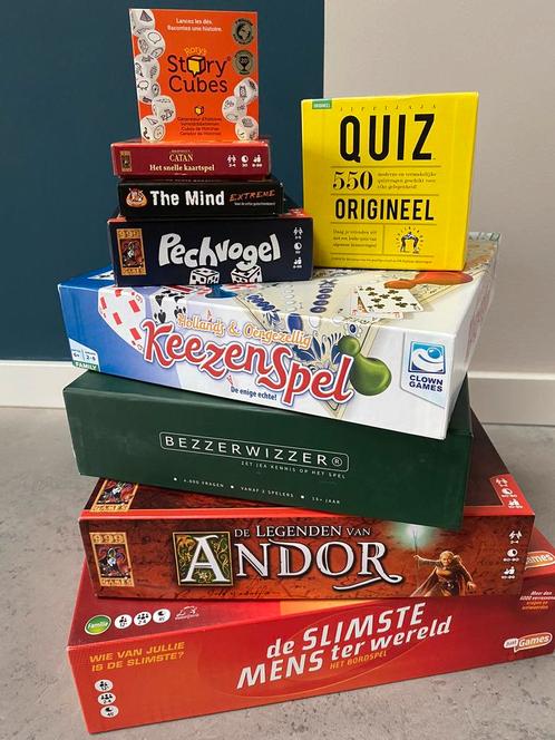 Meerdere kaart- en bordspellen, Hobby en Vrije tijd, Gezelschapsspellen | Bordspellen, Verzenden