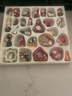 Vintage houten kerstboom decoraties, Ophalen of Verzenden, Gebruikt