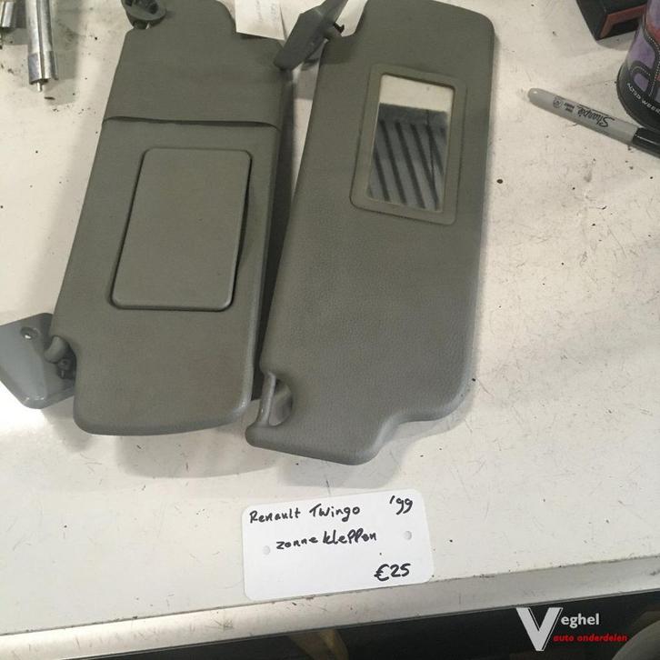 Renault Twingo 1999 Zonnekleppen set, Auto-onderdelen, Interieur en Bekleding, Gebruikt, Ophalen of Verzenden
