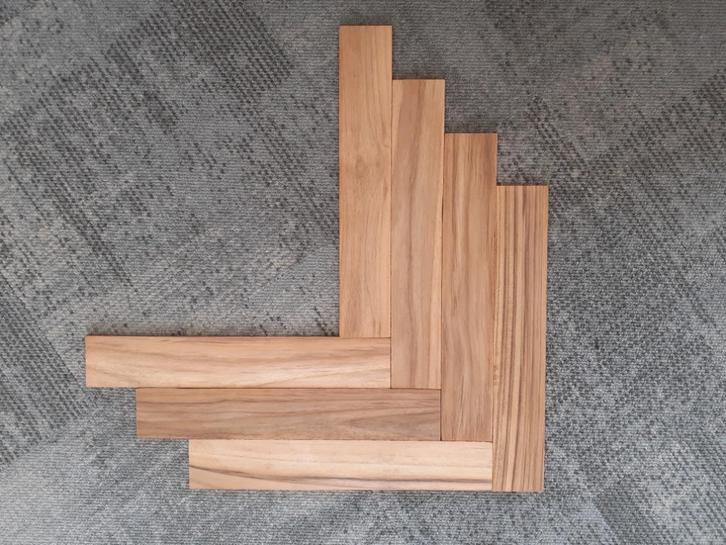 Plantage Teak wandbekleding 6x70mm - € 27,50 p/m2, Tuin en Terras, Palen, Balken en Planken, Nieuw, Planken, Minder dan 180 cm