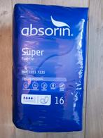 8 pak Absorin super finette incontinenti   mannen en vrouwen, Ophalen of Verzenden, Nieuw
