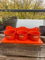 Vintage Zand Zeep Soda bakjes, Antiek en Kunst, Antiek | Keukenbenodigdheden, Ophalen of Verzenden