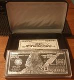 4 oz puur zilveren 100 dollar bill 2017 met box & coa, Verzenden, Zilver