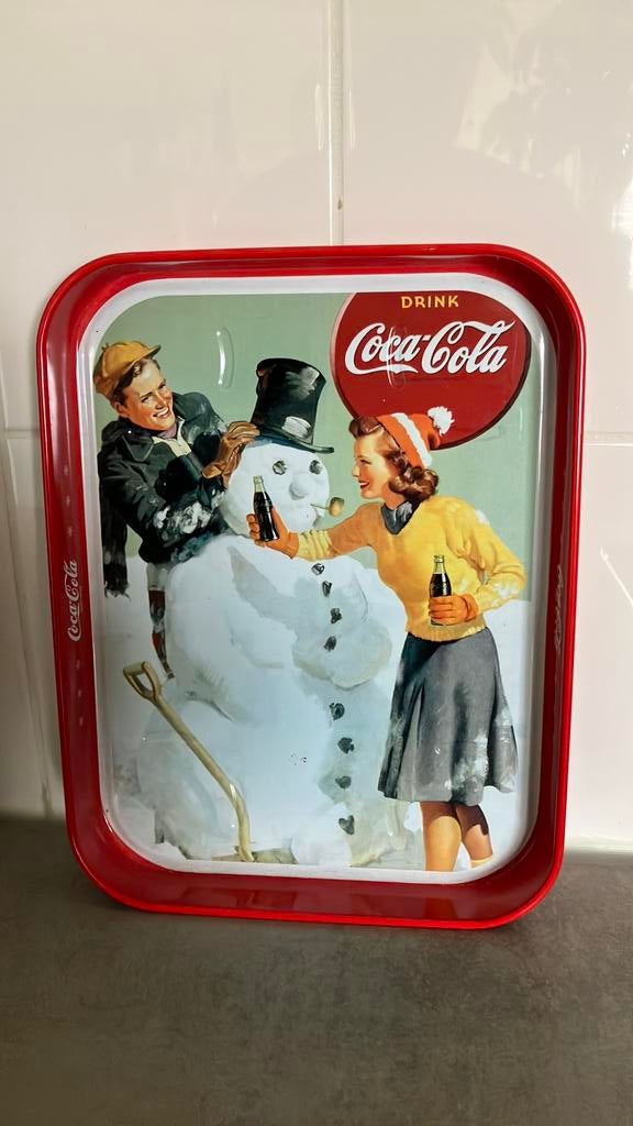 Coca -Cola dienblaadje, Huis en Inrichting, Woonaccessoires | Dienbladen, Ophalen of Verzenden, Zo goed als nieuw, Rechthoekig