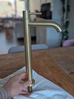 Verhoogde toiletkraan/fonteinkraan in messing/mat goud, Ophalen of Verzenden, Nieuw
