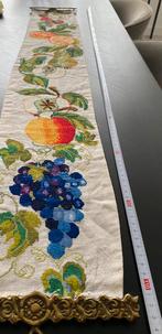 Vintage Fruitmotief Schellekoord met koper beslag, Ophalen of Verzenden, Zo goed als nieuw, Patroon