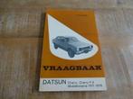 Datsun Cherry 1971-1978 Vraagbaak Werkplaatshandboek NL, Boeken, Auto's | Boeken, Verzenden, Gelezen