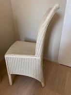 Witte eetkamerstoelen, Huis en Inrichting, Stoelen, Ophalen, Zo goed als nieuw, Wit