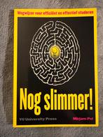 Nog slimmer! - Wegwijzer voor efficiënt studeren, Ophalen of Verzenden, Zo goed als nieuw, HBO